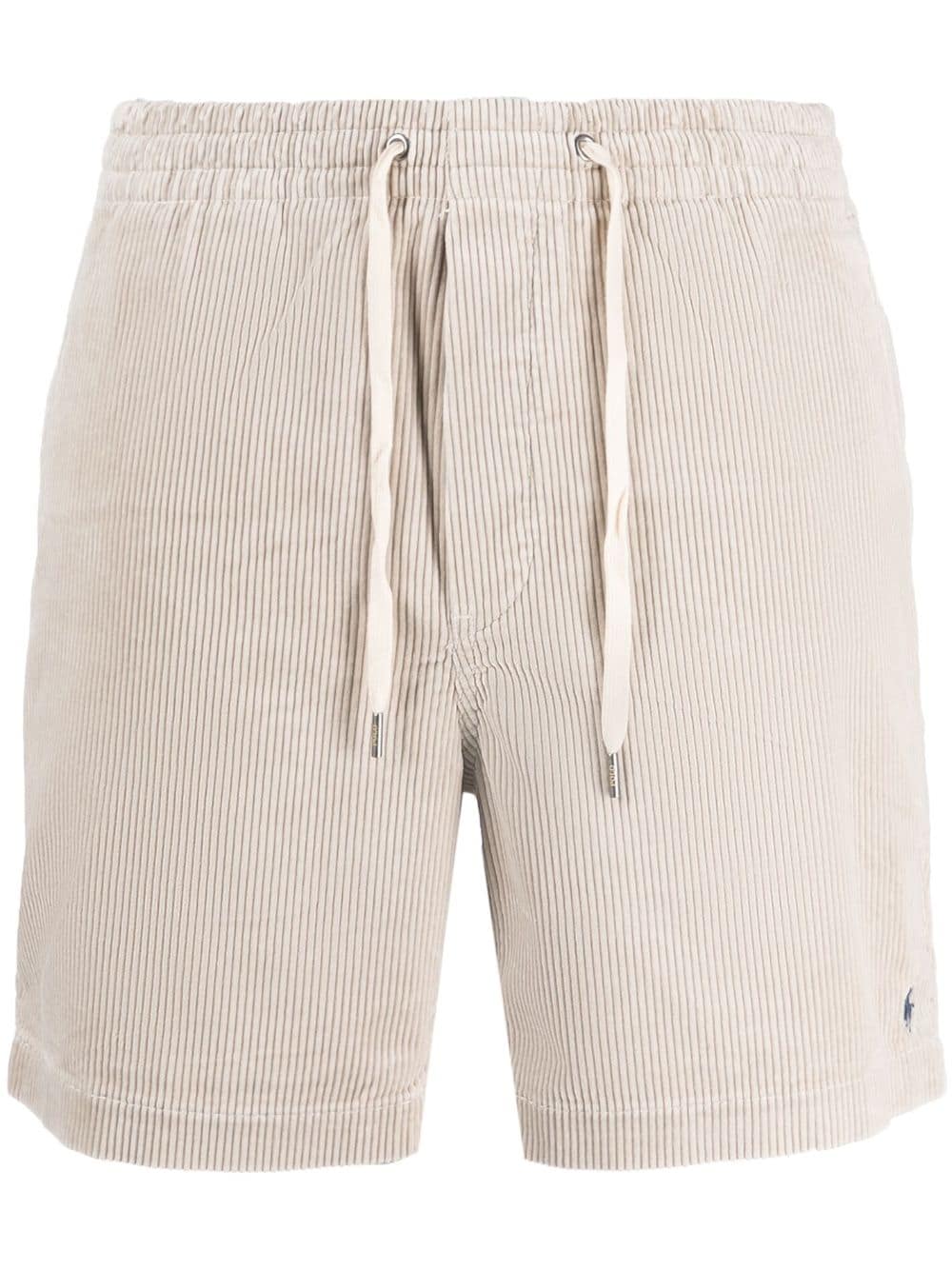 Polo Ralph Lauren Joggingshorts aus Cord mit Polo Pony - Nude von Polo Ralph Lauren