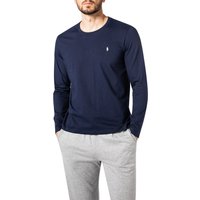 Polo Ralph Lauren Herren Longsleeve blau Jersey-Baumwolle unifarben von Polo Ralph Lauren