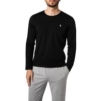 Polo Ralph Lauren Herren Longsleeve schwarz Jersey-Baumwolle unifarben von Polo Ralph Lauren