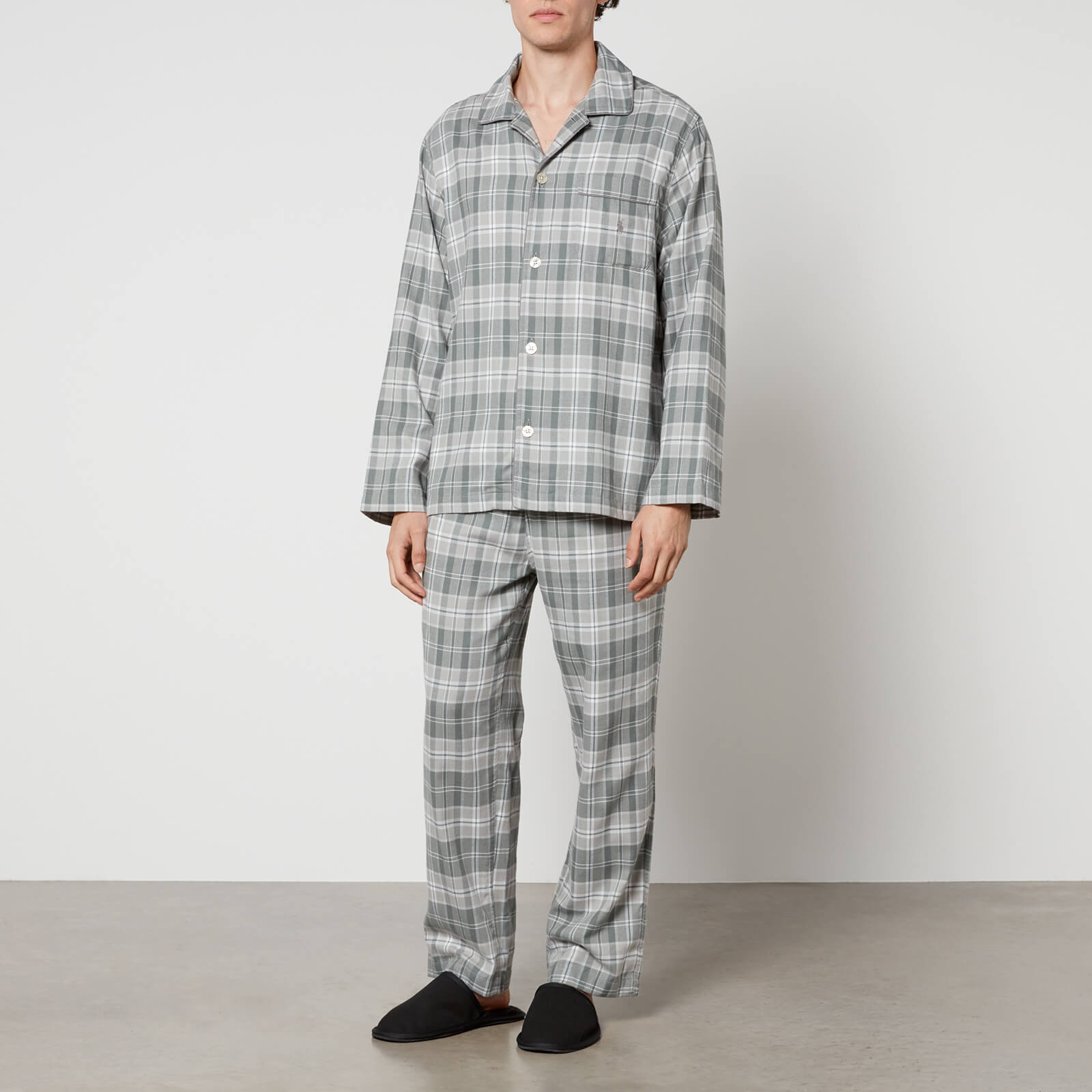 Polo Ralph Lauren Plaid Cotton-Poplin Pyjama Set - L von Polo Ralph Lauren