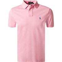 Polo Ralph Lauren Herren Polo-Shirt rosa Baumwoll-Piqué Slim Fit von Polo Ralph Lauren