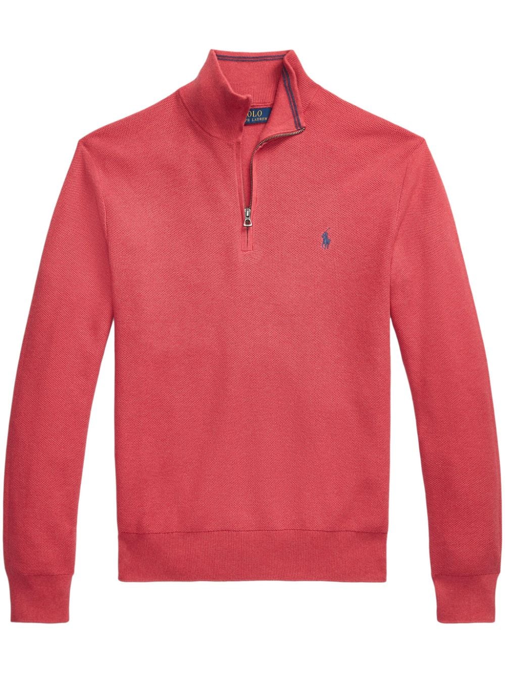 Polo Ralph Lauren Pullover mit kurzem Reißverschluss - Rot von Polo Ralph Lauren