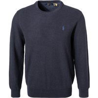 Polo Ralph Lauren Herren Pullover blau Baumwolle unifarben von Polo Ralph Lauren