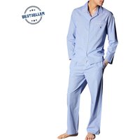 Polo Ralph Lauren Herren Pyjama blau Baumwolle Kariert von Polo Ralph Lauren