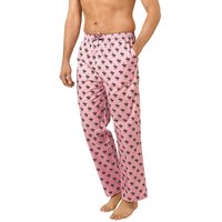 Polo Ralph Lauren Herren Pyjamahose rosa Baumwolle Gemustert von Polo Ralph Lauren