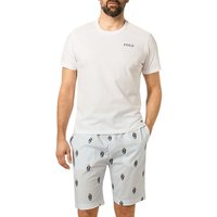 Polo Ralph Lauren Herren T-Shirt weiß Jersey-Baumwolle unifarben von Polo Ralph Lauren
