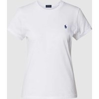 Polo Ralph Lauren T-Shirt mit Logo-Stitching in Weiss, Größe XL von Polo Ralph Lauren