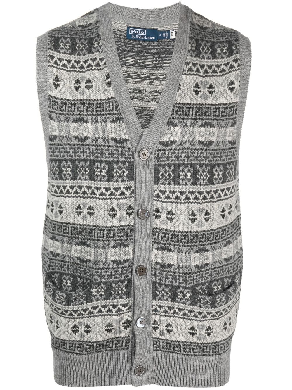 Polo Ralph Lauren Weste mit Fair-Isle-Muster - Grau von Polo Ralph Lauren