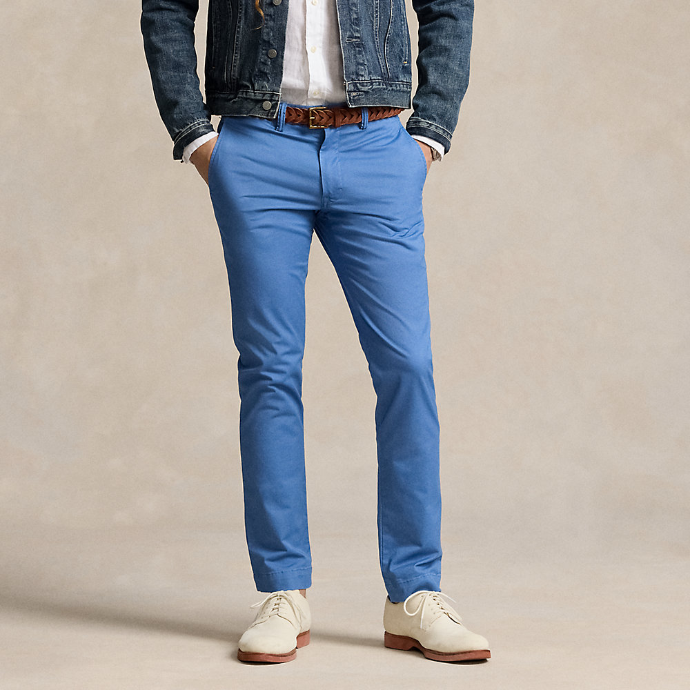 Vorgewaschene Slim-Fit Chino mit Stretch von Polo Ralph Lauren