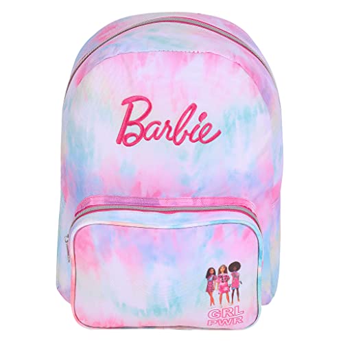 Barbie Girl Power Tie Dye Rucksack, Mädchen, One Size, Multicoloured, Offizielle Handelsware von Popgear