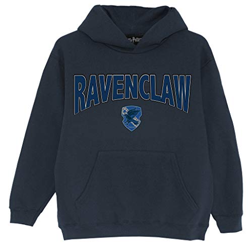 Harry Potter Ravenclaw Shield Kapuzenpullover, Mädchen, 116-182, Navy, Offizielle Handelsware von Popgear