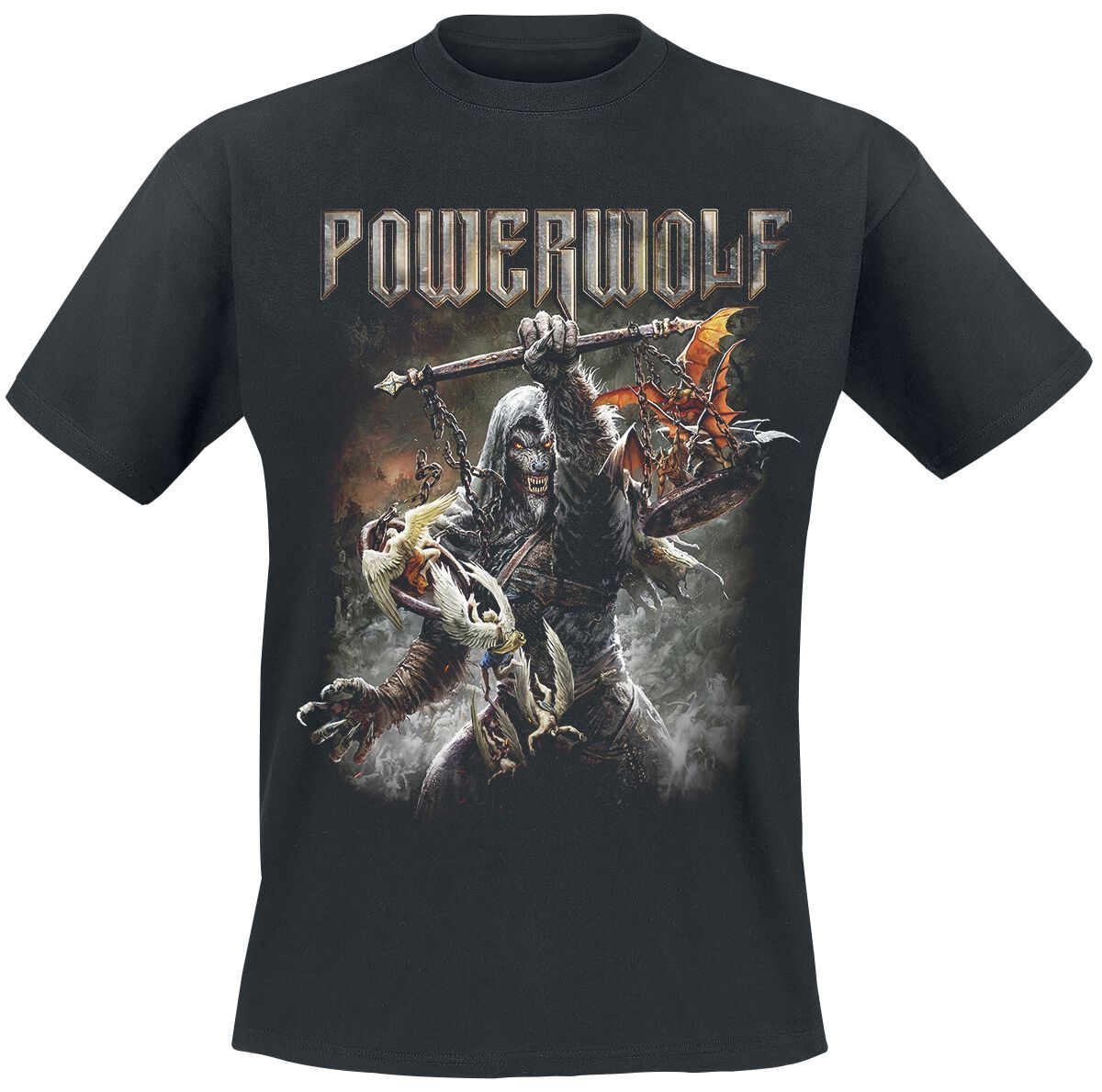 Powerwolf Call Of The Wild T-Shirt schwarz in 3XL von Powerwolf