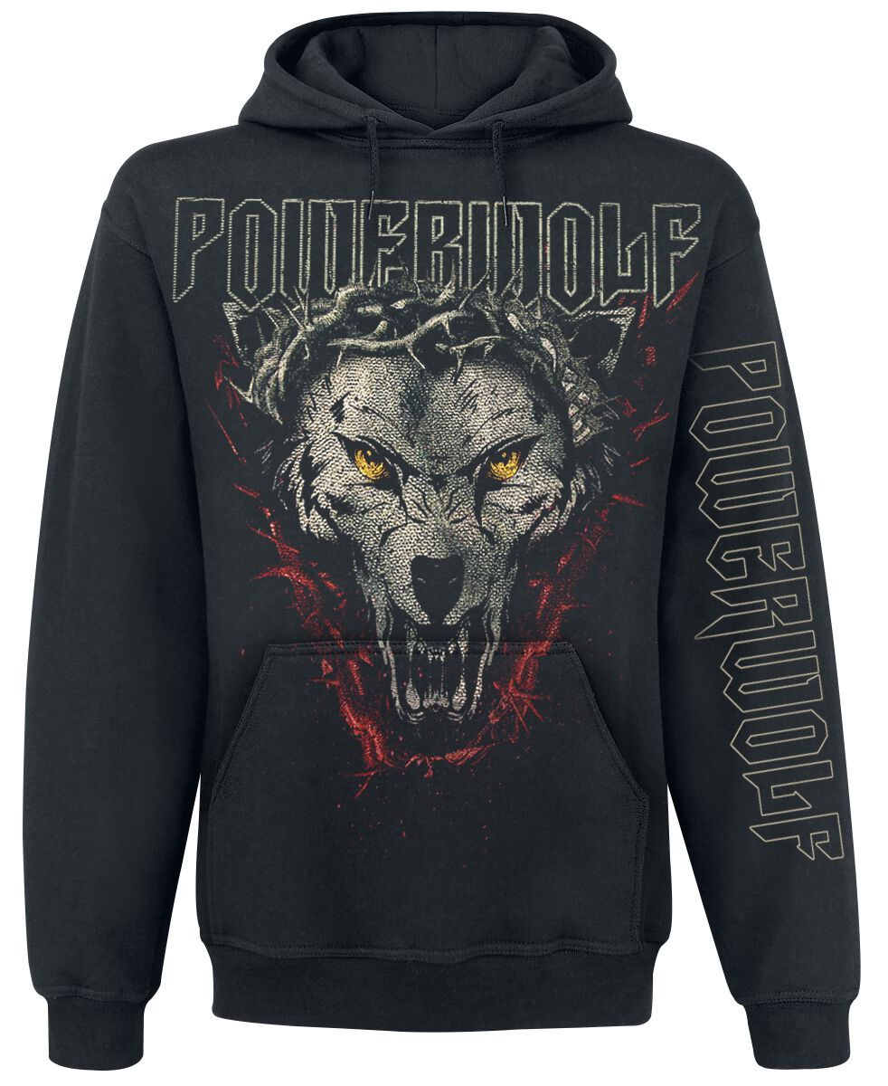 Powerwolf Kapuzenpullover - Metal Is Religion - S bis XL - für Männer - Größe M - schwarz  - EMP exklusives Merchandise! von Powerwolf