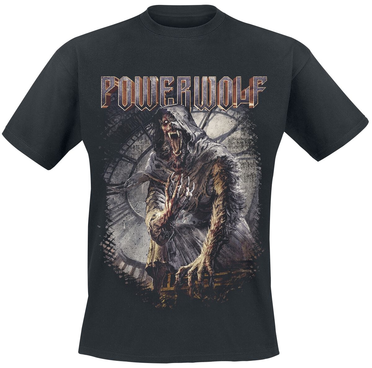 Powerwolf No Prayer On Midnight T-Shirt schwarz in M von Powerwolf