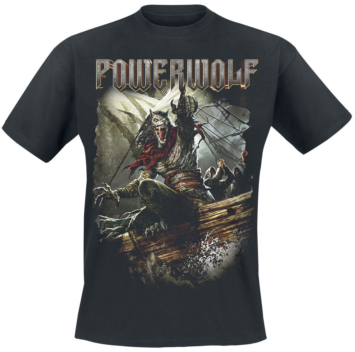 Powerwolf Sainted By The Storm T-Shirt schwarz in XL von Powerwolf