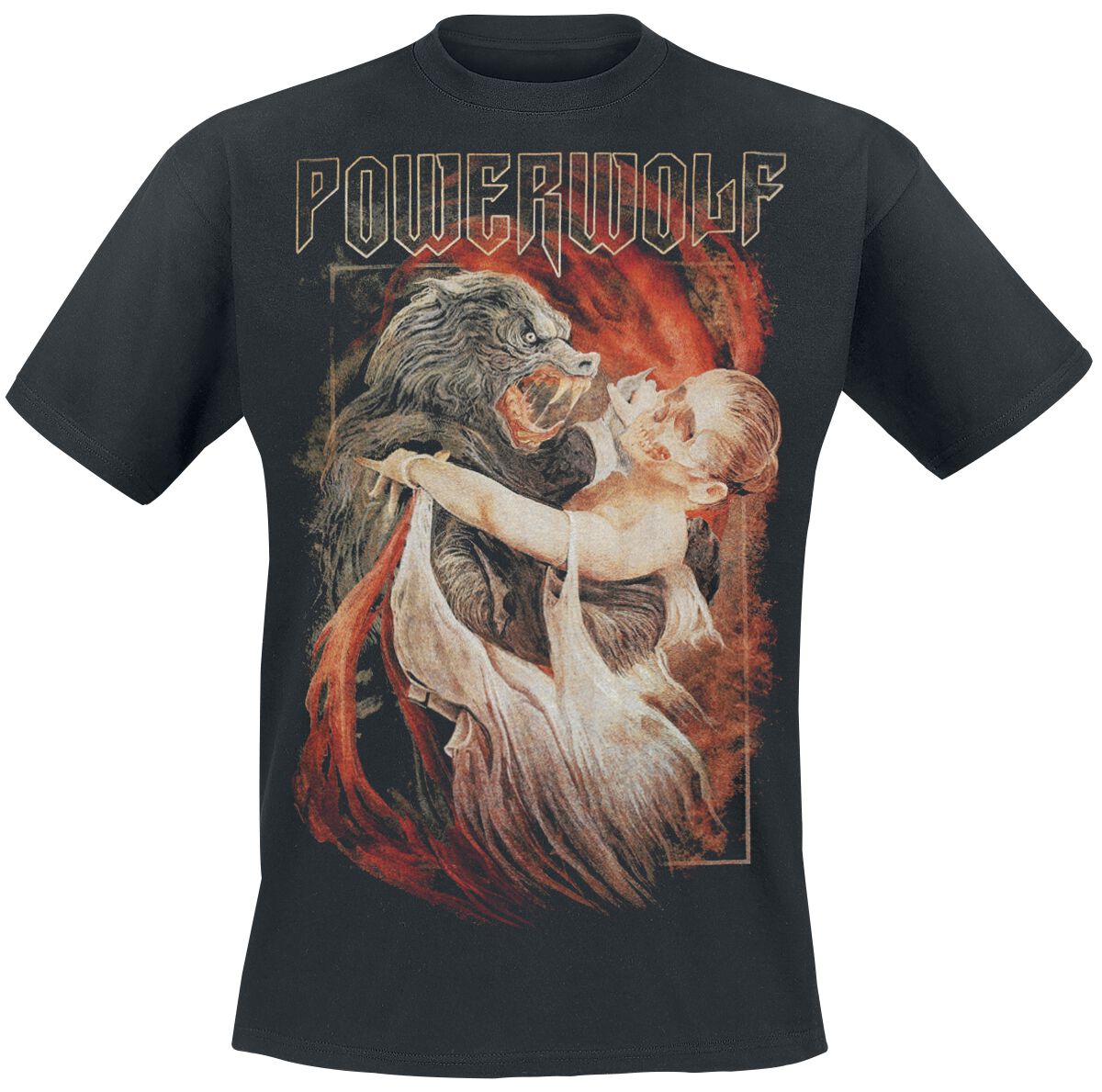 Powerwolf T-Shirt - Dancing With The Dead - S bis 3XL - für Männer - Größe XL - schwarz  - Lizenziertes Merchandise! von Powerwolf