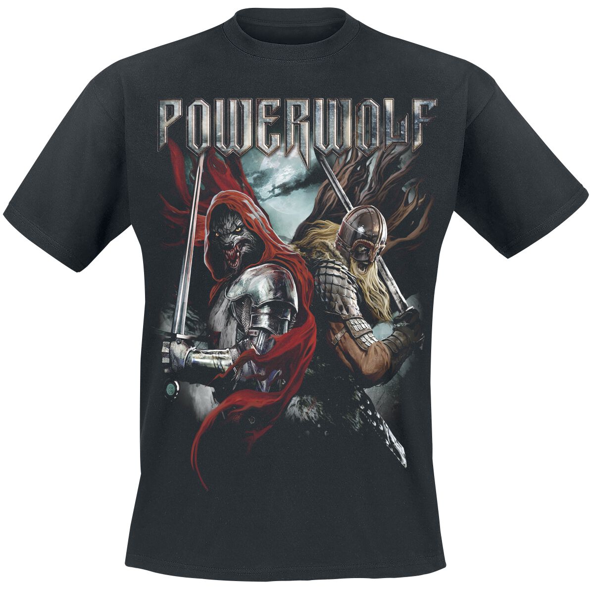 Powerwolf T-Shirt - Nightside of Siberia - S bis 4XL - für Männer - Größe M - schwarz  - EMP exklusives Merchandise! von Powerwolf