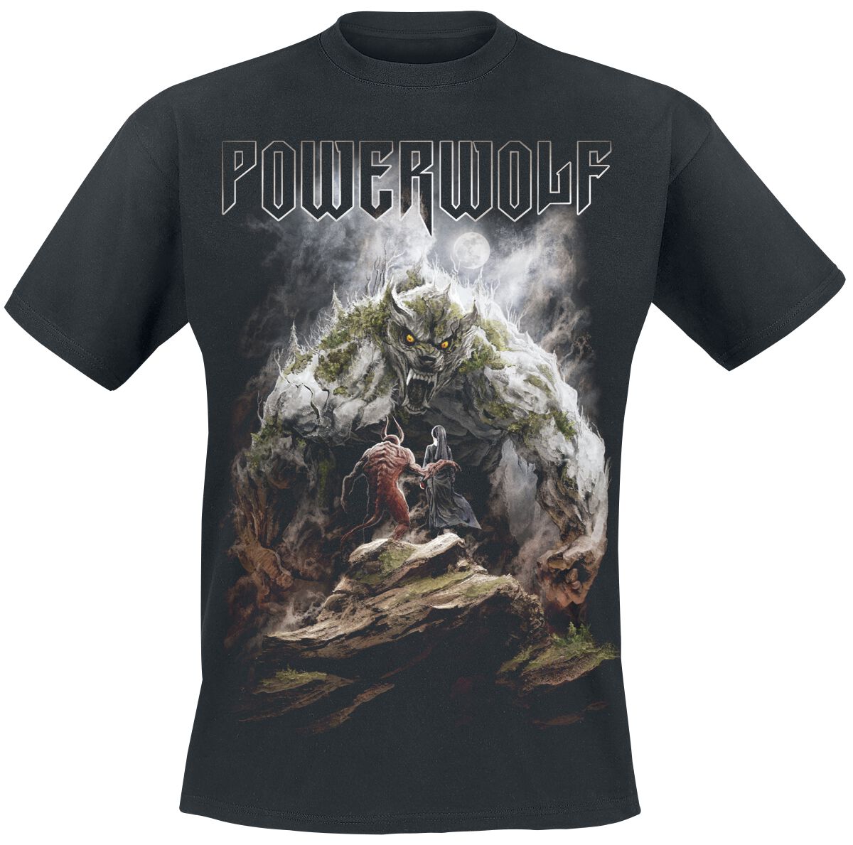 Powerwolf T-Shirt - Stonewolf - S bis 4XL - für Männer - Größe L - schwarz  - Lizenziertes Merchandise! von Powerwolf