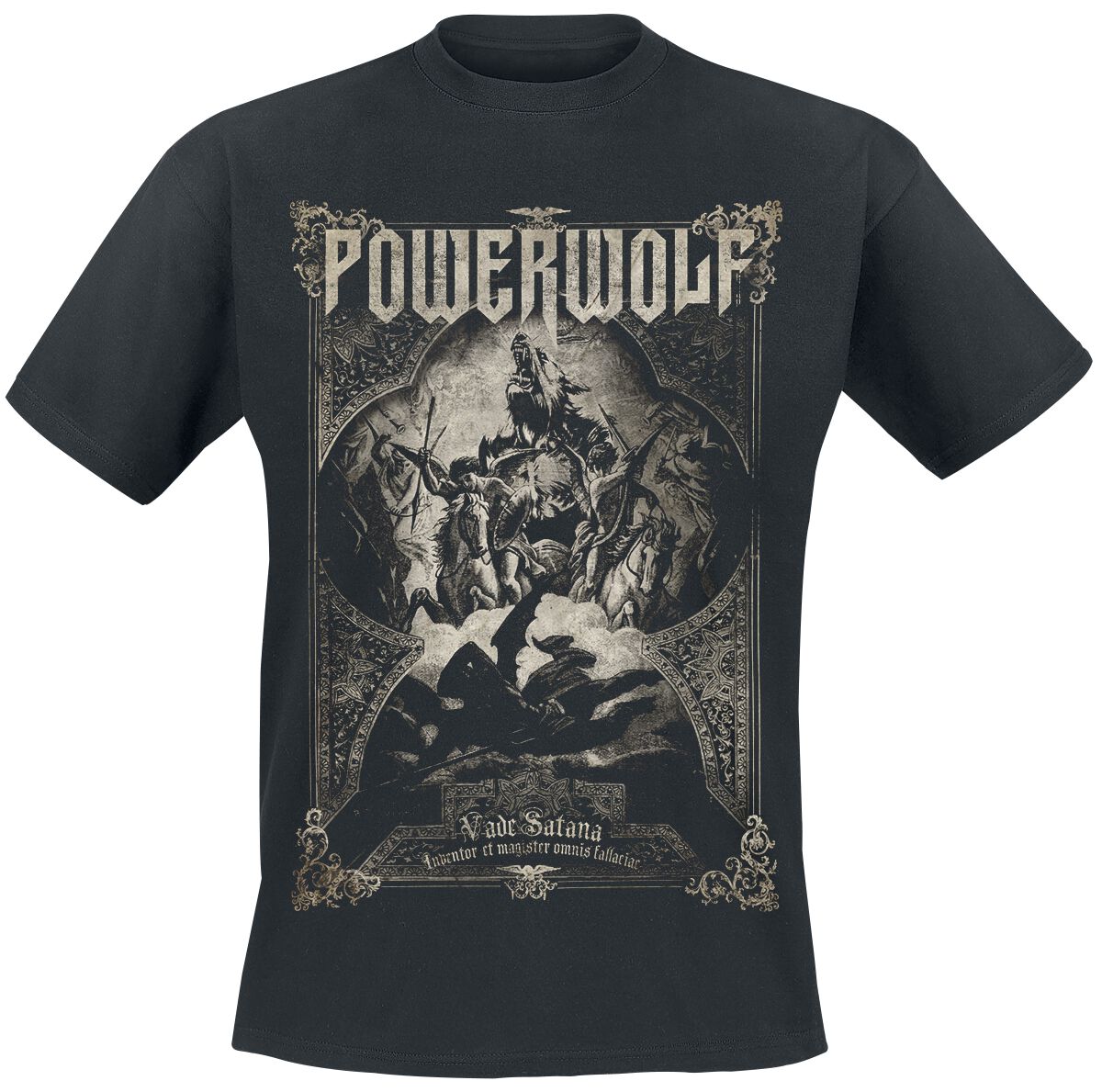 Powerwolf T-Shirt - Vada Satana - XL bis 4XL - für Männer - Größe XL - schwarz  - EMP exklusives Merchandise! von Powerwolf