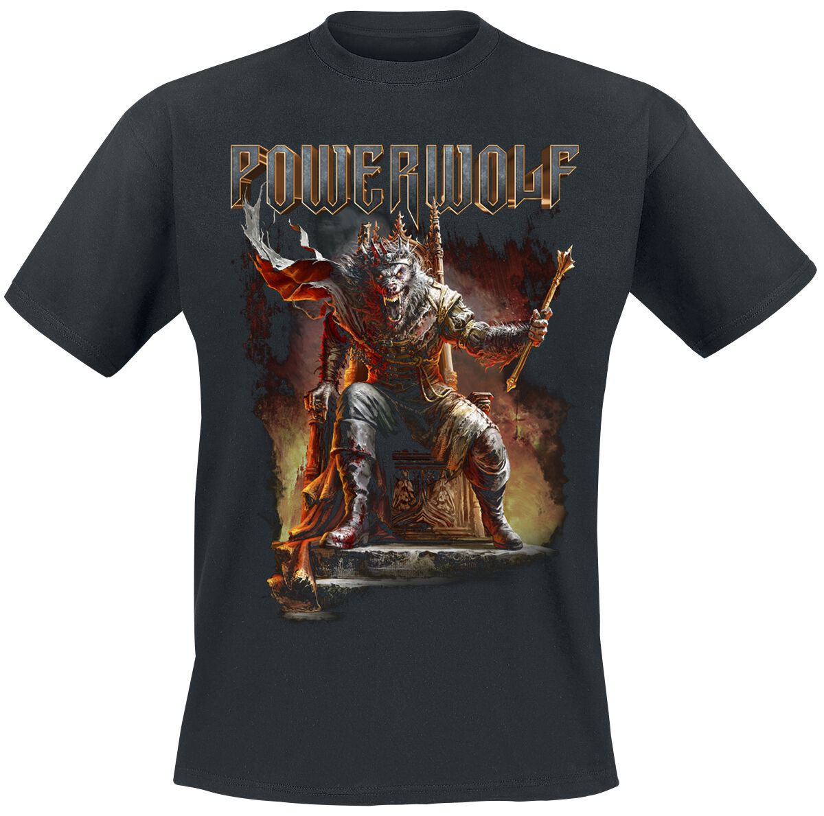 Powerwolf Wake Up The Wicked T-Shirt schwarz in L von Powerwolf