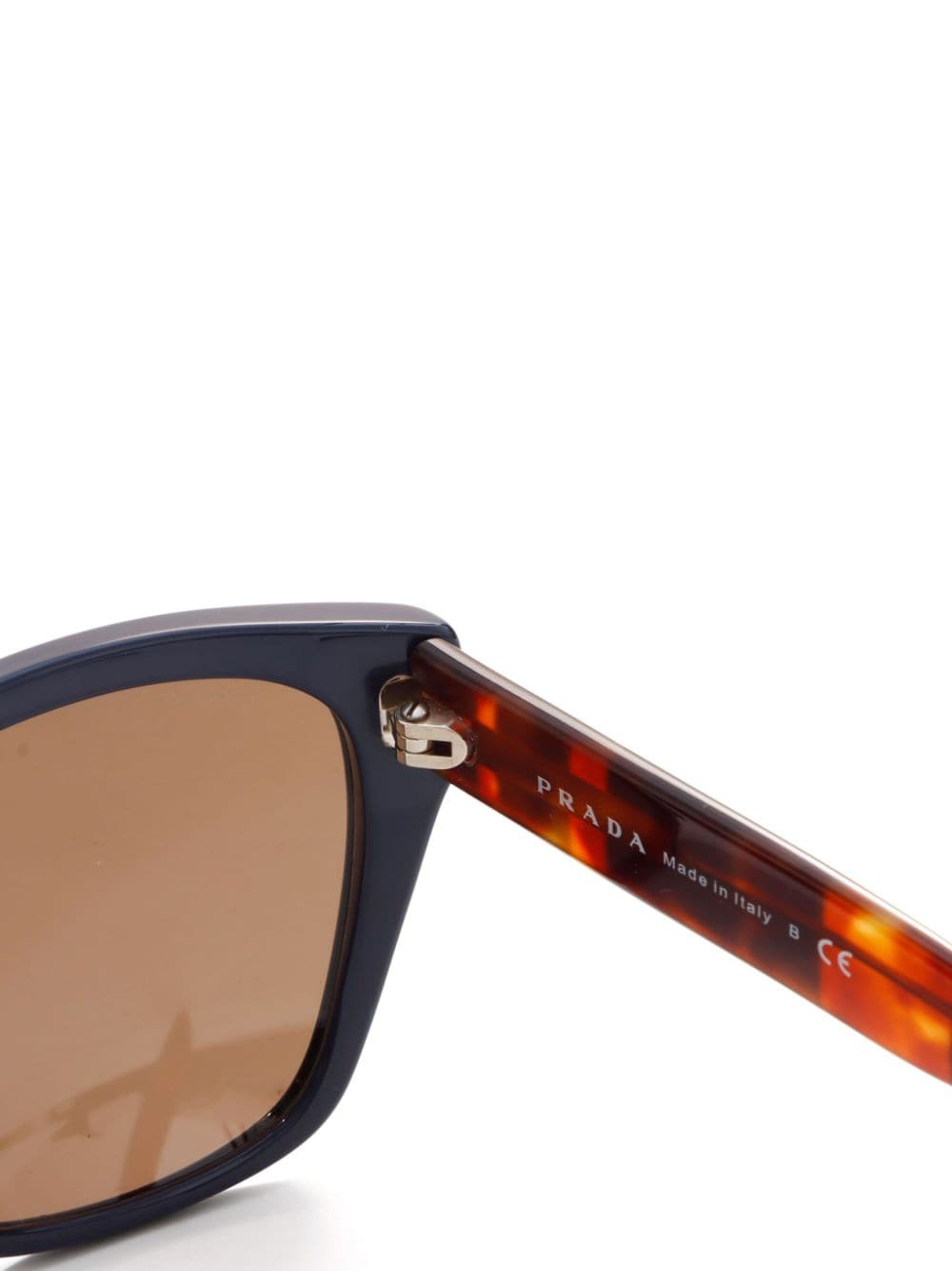 Prada Pre-Owned rectangle-frame sunglasses - Blau von Prada Pre-Owned