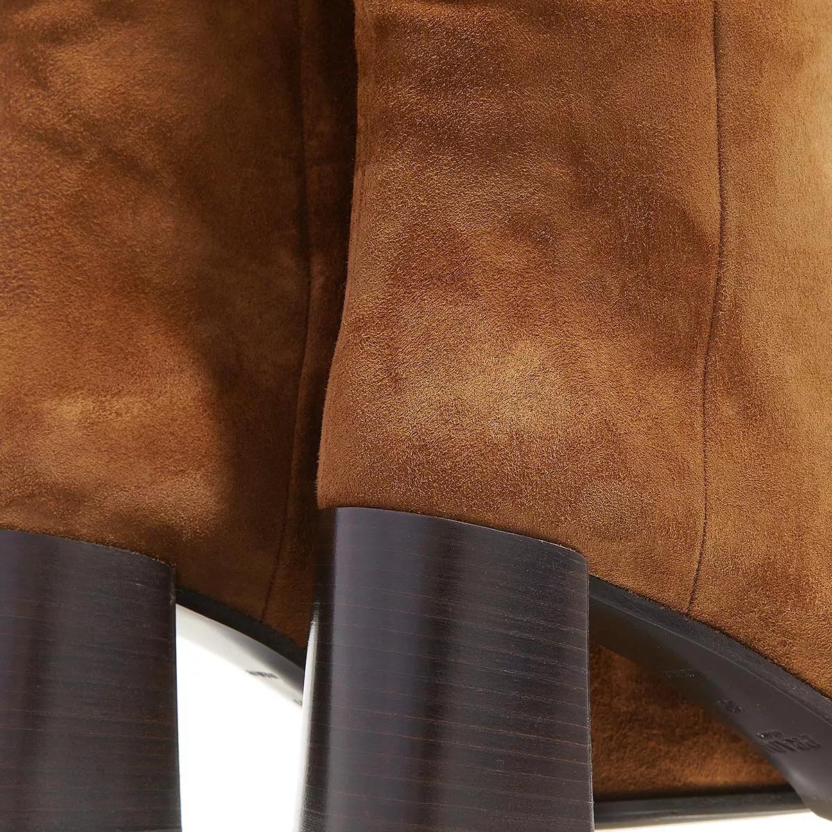 Prada Boots & Stiefeletten - Leather Boots - Gr. 41 (EU) - in Braun - für Damen von Prada