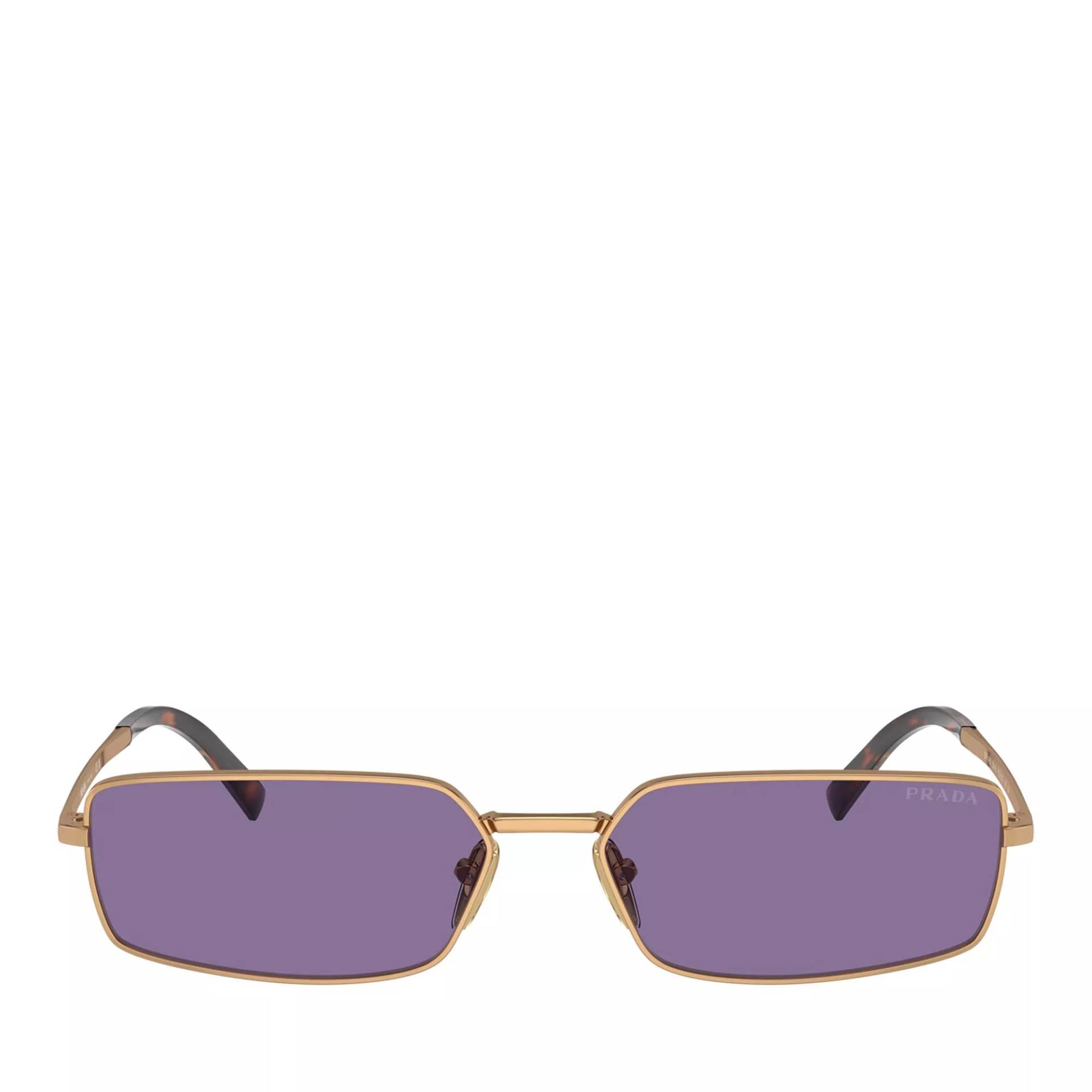 Prada Sonnenbrille - 0PR A60S 59 7OE01O - Gr. unisize - in Goldbraun - für Damen von Prada