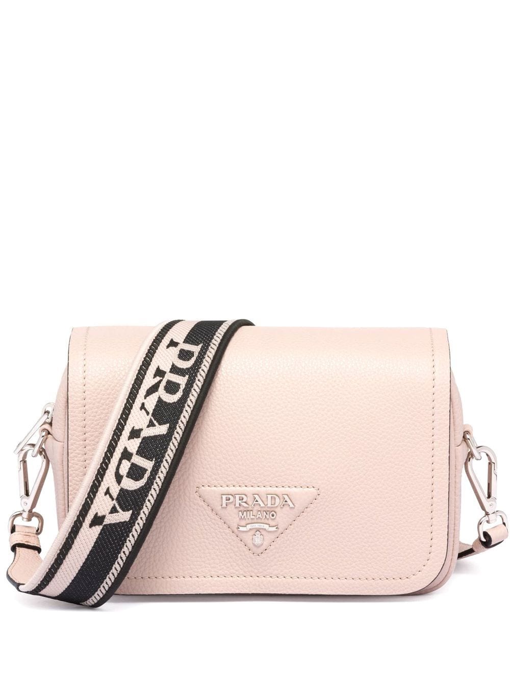 Prada Schultertasche mit Logo-Schild - Rosa von Prada