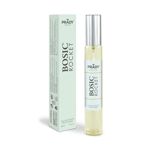 Prady - Eau de Toilette Bosic Rocket Homme 33ml - Männer - 33ml - Dynamischer und energetischer Duft mit würzigen und frischen Noten für den modernen Mann! Prady - Eau de Toilette Bosic Rocket Homme 33ml - Männer - 33ml - Dynamischer und energetischer Duft mit würzigen und frischen Noten für den modernen Mann! von Prady