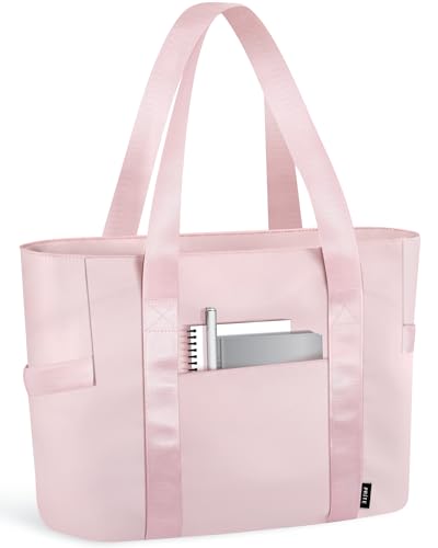 Prite Handtasche Damen Groß Tote Bag Shopper Tasche Arbeitstasche Umhängetasche Laptoptasche für Arbeit, Klinik, Uni, Reisen, Fitnessstudio (Rosa) von Prite