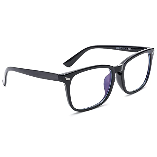 Pro Acme Blaulichtfilter Brille, Blaufilter Brille Gaming Computerbrille PC UV Brillen Herren Damen für Anti Augenmüdigkeit (Schwarz) von Pro Acme