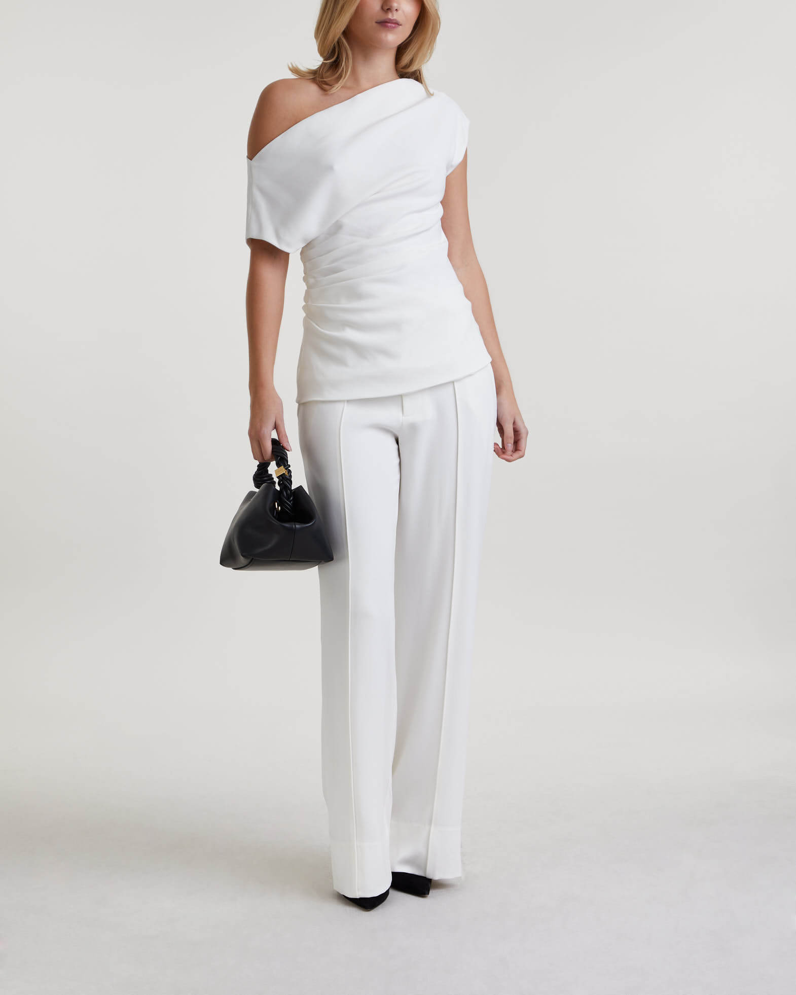 Proenza Schouler Trousers Weyes In Matte Viscose Crepe White von Proenza Schouler