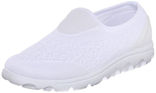 Propét TravelActiv Damen-Sneaker Oxford zum Reinschlüpfen, weiß, 39 EU von Propét