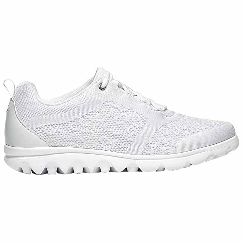 Propét Damen TravelActiv Sneaker, Weiß, 38.5 EU von Propét