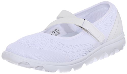 Propet Women's TravelActiv Mary Jane Flat, White, 6 X-Wide von Propét