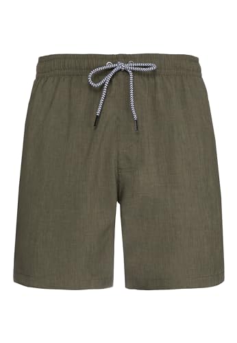 Protest Herren Davey Badehose, Camouflage Grün, 50 von Protest