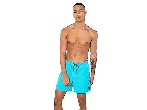 Protest Herren Faster Badehose, blau (Cool Aqua), 50 von Protest