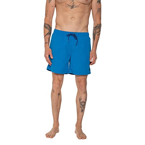 Protest Men Strandshorts Faster Medium Blue S von Protest