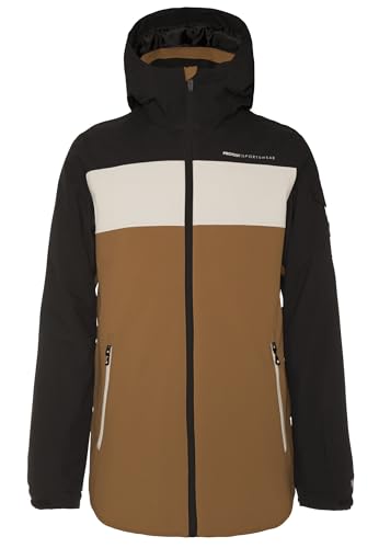 Protest Herren Winterjacke PRTCROCKERY 10K Wasserdicht Und Atmungsaktiv PFC-Frei Fudgecamel L von Protest