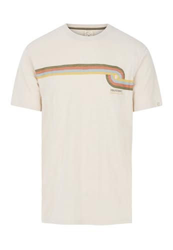 Protest Men T-Shirt PRTTHEBES Kitoffwhite L von Protest