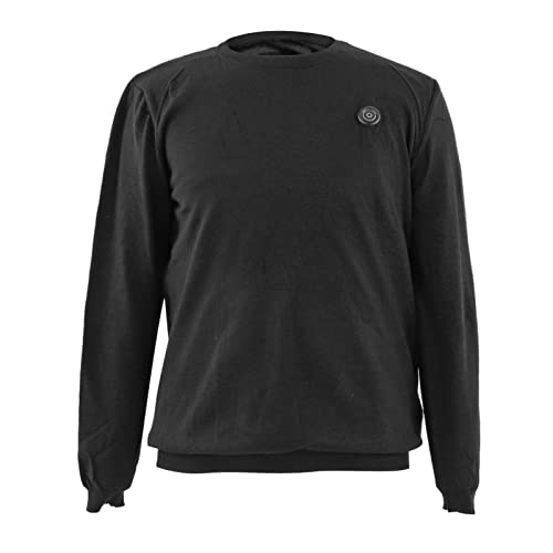 Elektrischer Heizpullover, Warmhaltender USB 3-Gang-Elektrisch Beheizter Pullover Leichter Heizpullover Elektrischer Pullover für den Außenbereich (XXXL) von Pssopp