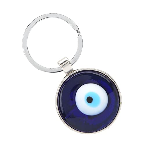 Pssopp Böser Blick Schmuck Schlüsselanhänger, Legierung Glasur Blaues Auge Anhänger Tasche Dekoration Brieftasche Hängende Ornament Geschenk von Pssopp