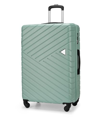 Puccini Koffer Reisekoffer Hartschalen Trolly Beautycase Malaga (Mint (5C), Groß) von PUCCINI