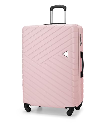 Puccini Koffer Reisekoffer Hartschalen Trolly Beautycase Malaga (Rosa (3C), Groß) von PUCCINI