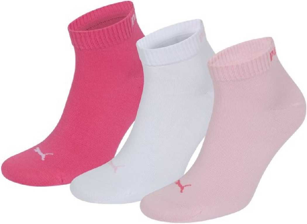 3 Paar Puma Sneaker Quarter Socken Gr. 35 - 49 Unisex für Damen Herren Füßlinge von Puma