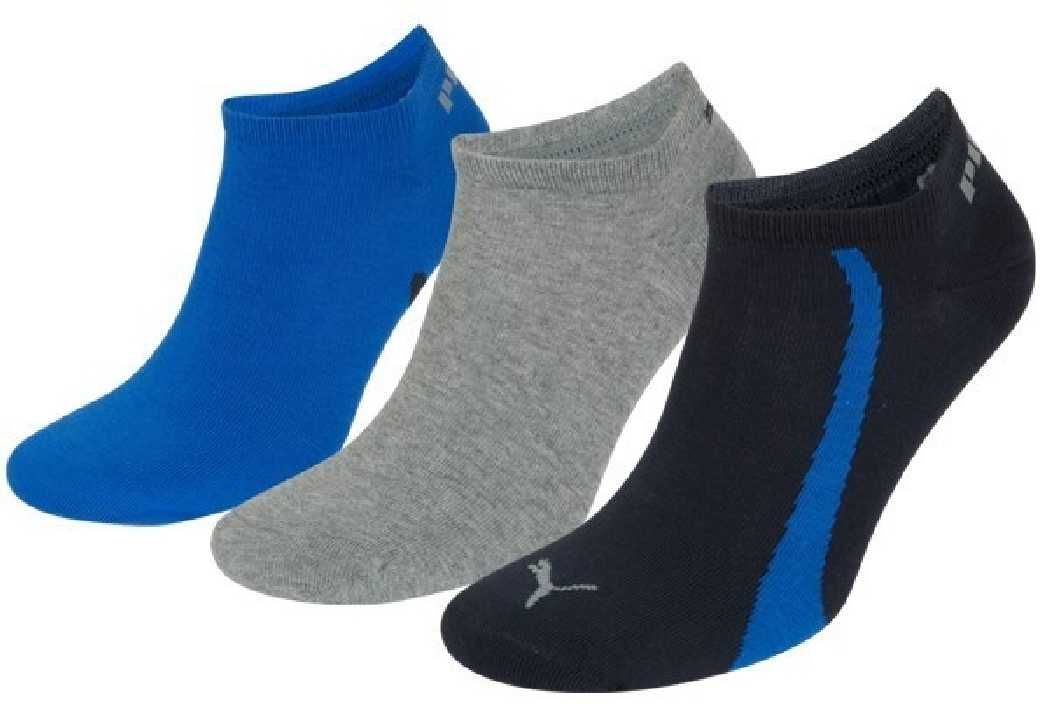 3 Paar Puma Sneaker Socken Gr. 35 - 46 Unisex für Damen Herren Füßlinge von Puma