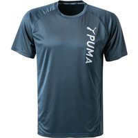 PUMA Herren T-Shirt blau Mikrofaser von Puma