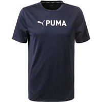 PUMA Herren T-Shirt blau Mikrofaser von Puma