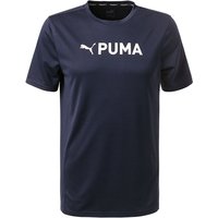 PUMA Herren T-Shirt blau Mikrofaser von Puma