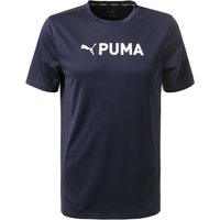 PUMA Herren T-Shirt blau Mikrofaser von Puma